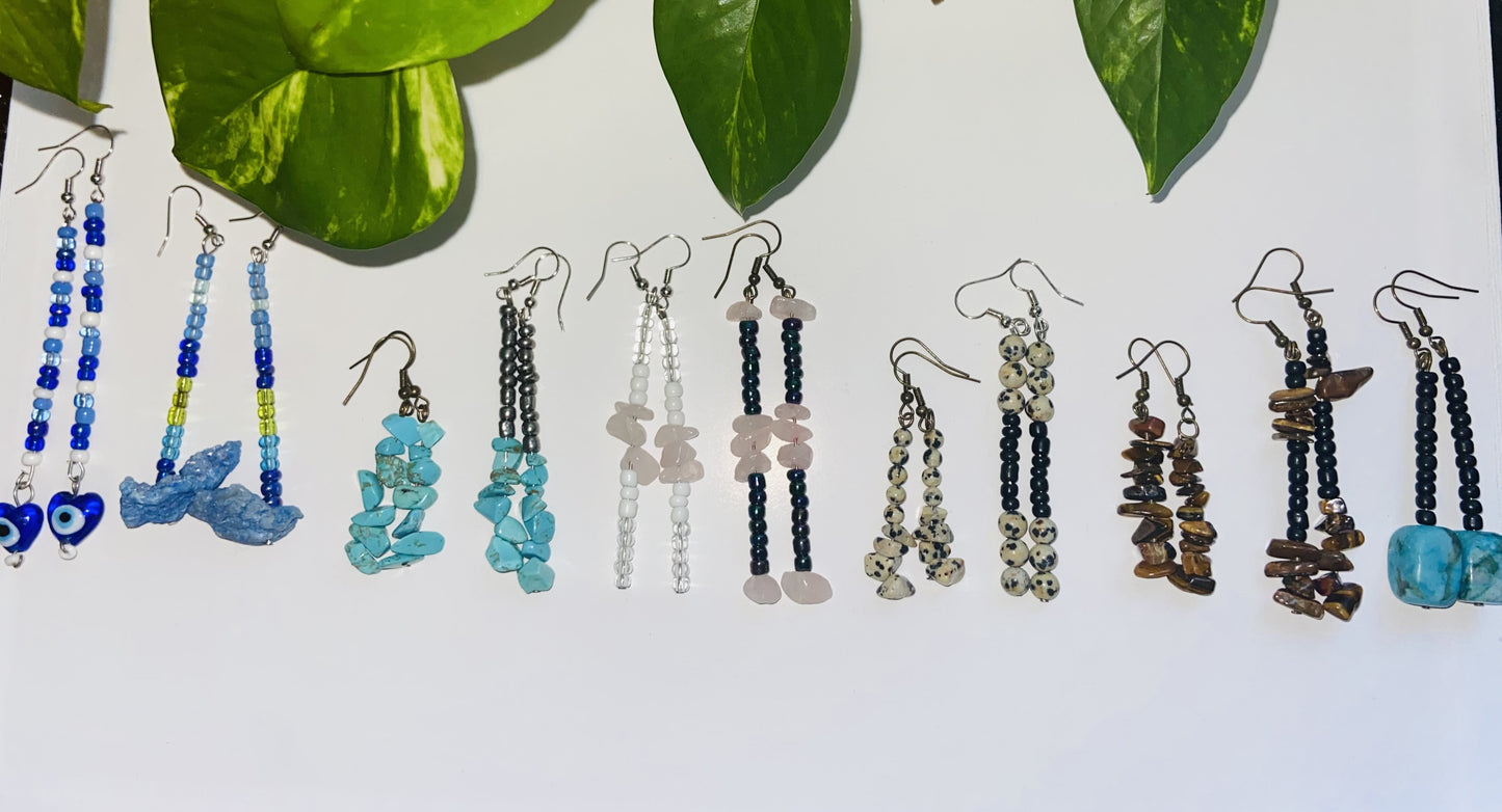 Handcrafted Crystal Earrings
