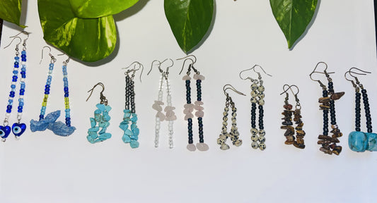 Handcrafted Crystal Earrings