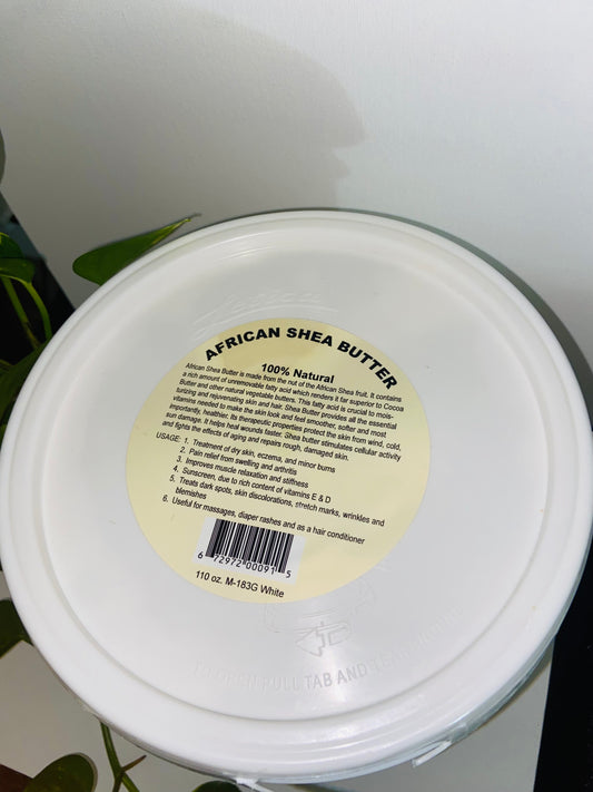 WHOLESALE AFRICAN SHEA BUTTER - 110oz Bulk Container